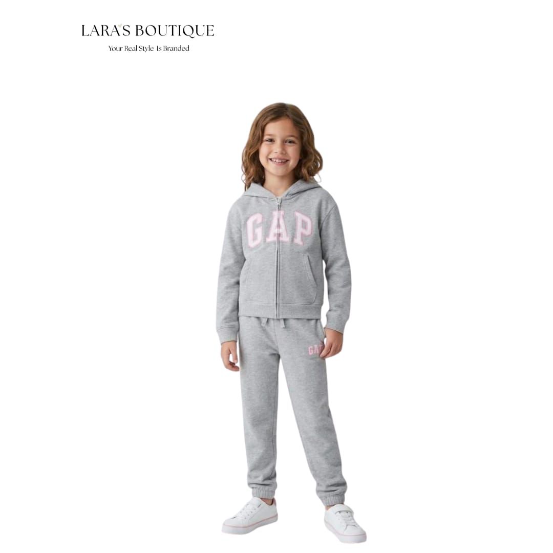 GAP Girls Grey Hoodie & Jogger Set