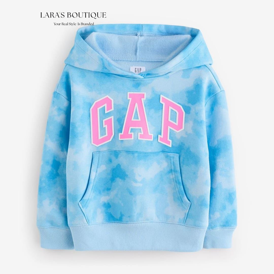 GAP Girls Tie-Dye Hoodie & Wide Leg Jogger Set