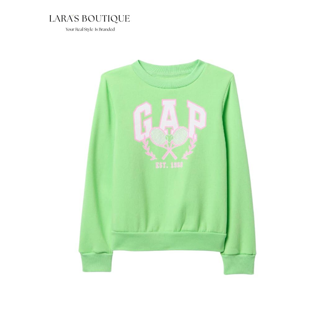 GAP Girls Green Sweatshirt & Jogger Set