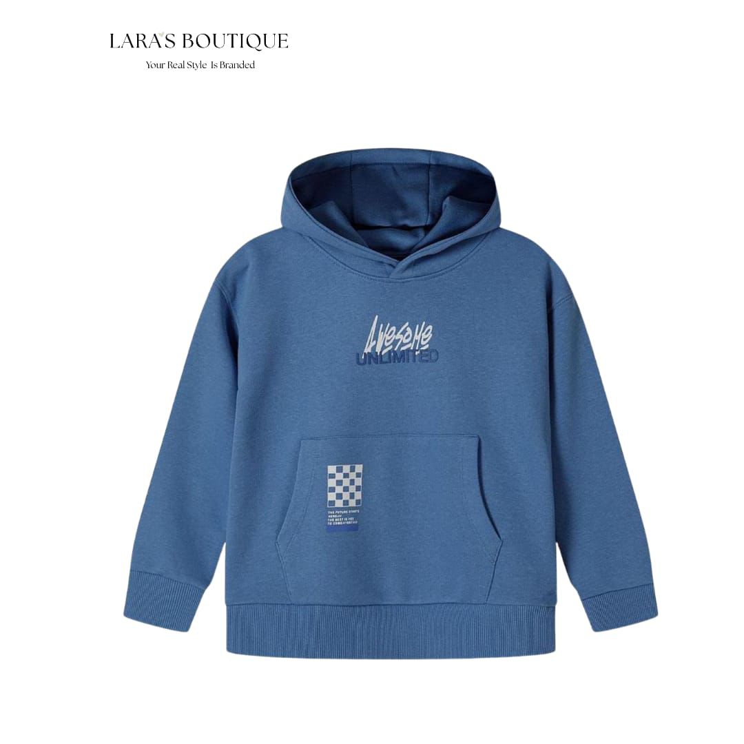 Boys Blue Hoodie & Jogger Set