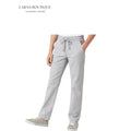 Boys' Drawstring Chino Pants – Light Grey