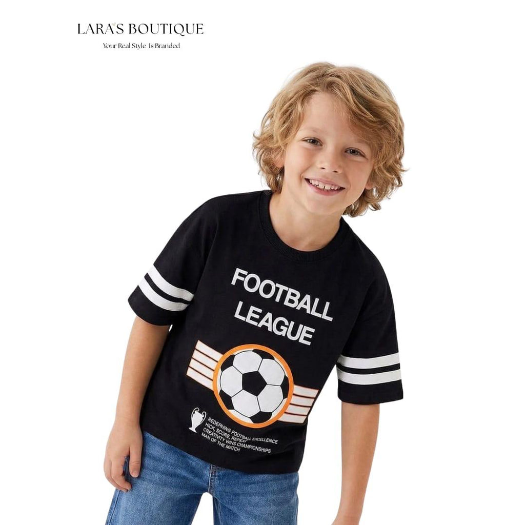 Boys Football League Graphic T-Shirt