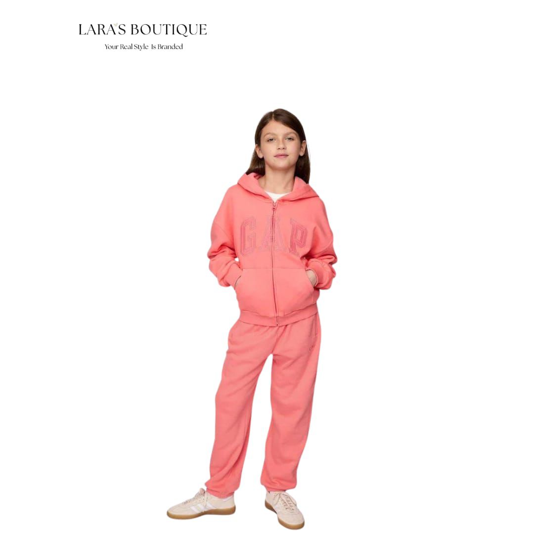 GAP Girls Pink Hoodie & Jogger Set