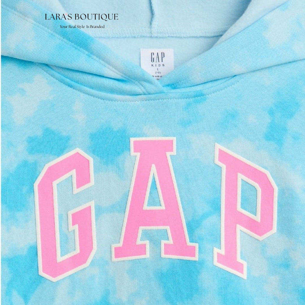 GAP Girls Tie-Dye Hoodie & Wide Leg Jogger Set