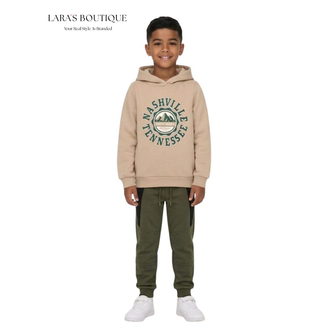 Boys’ Olive Jogger Pants