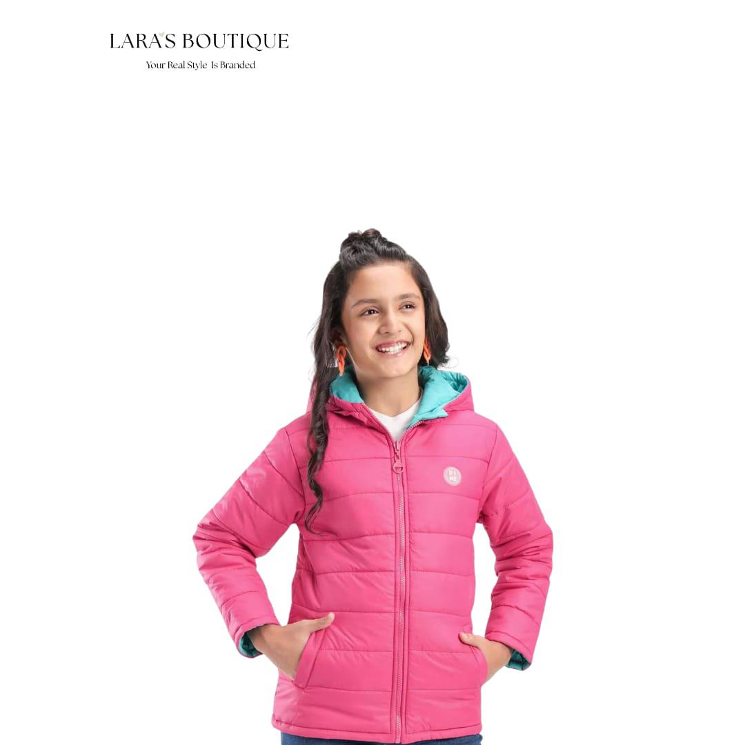Double Sided Girls’ Puffer Jacket