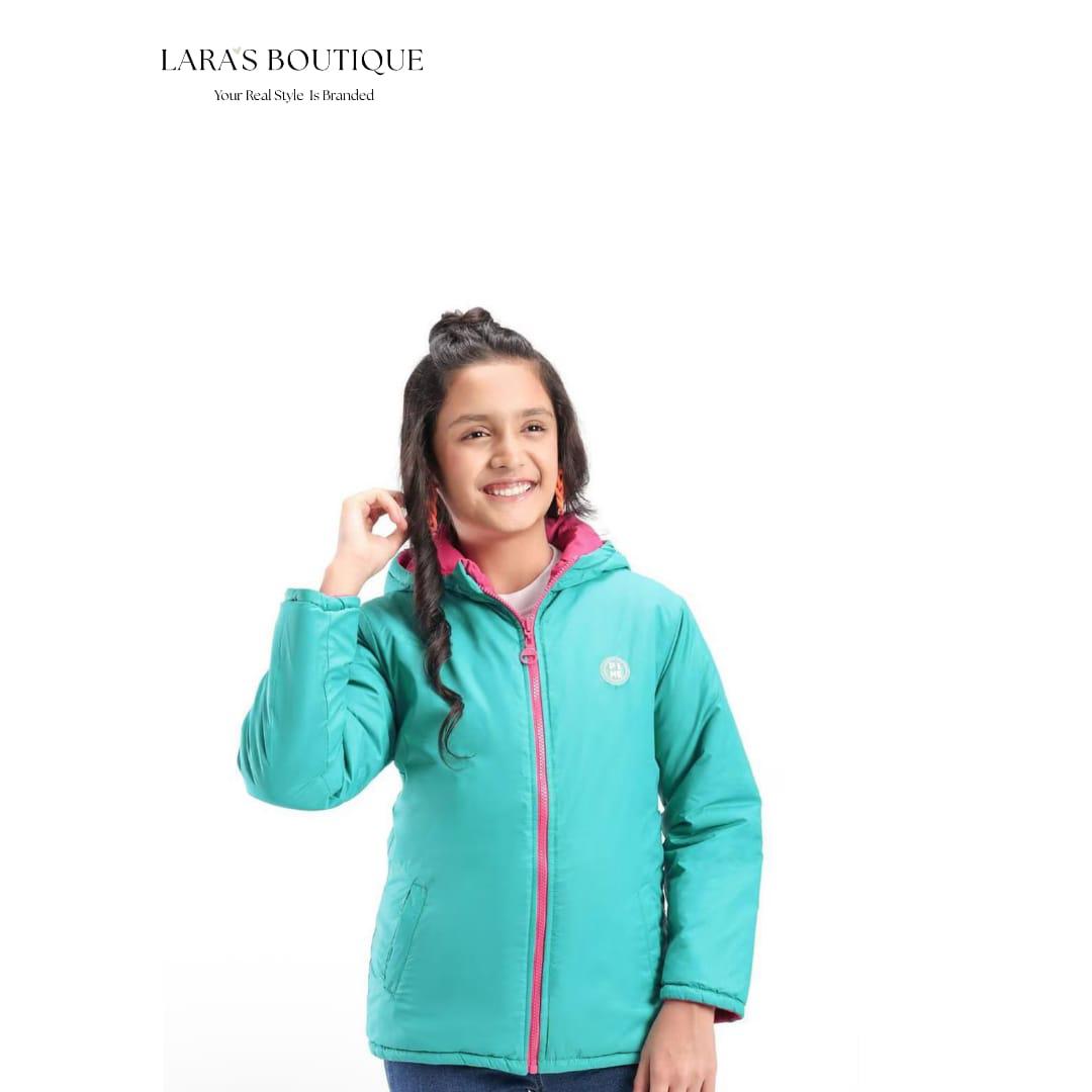 Double Sided Girls’ Puffer Jacket