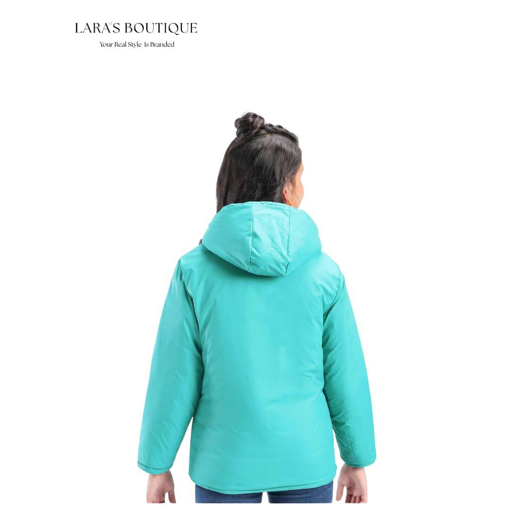 Double Sided Girls’ Puffer Jacket