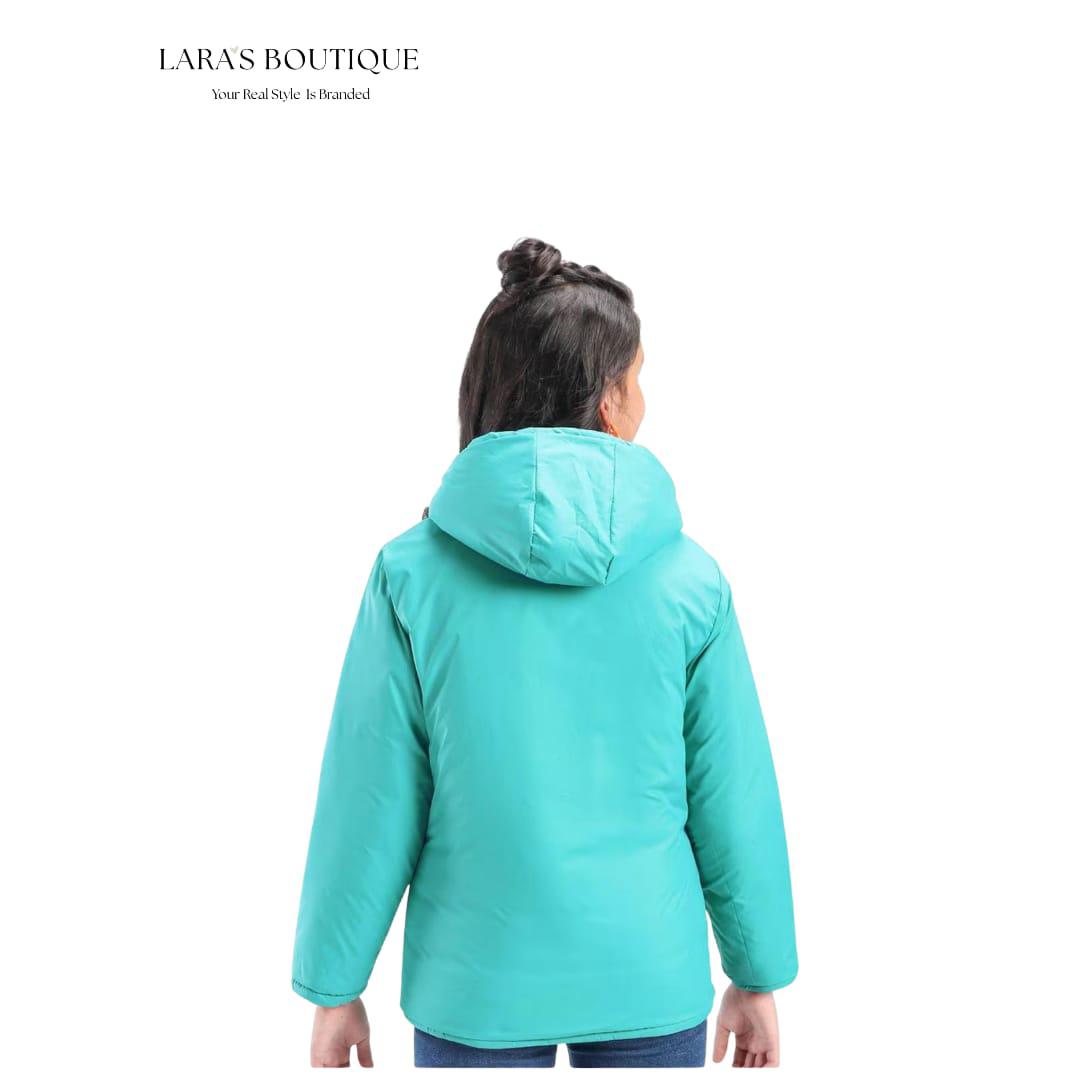 Double Sided Girls’ Puffer Jacket