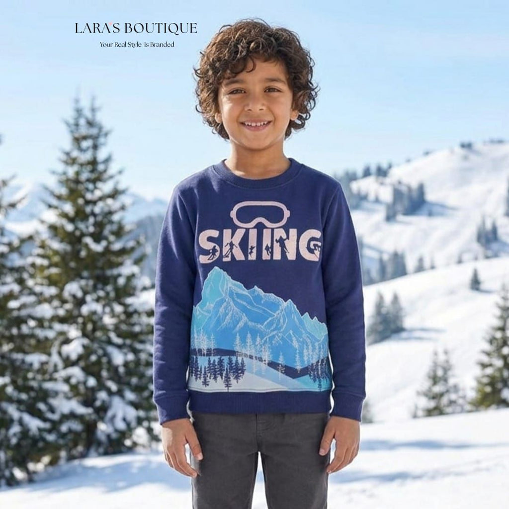 Skiing Mountain Sweatshirt