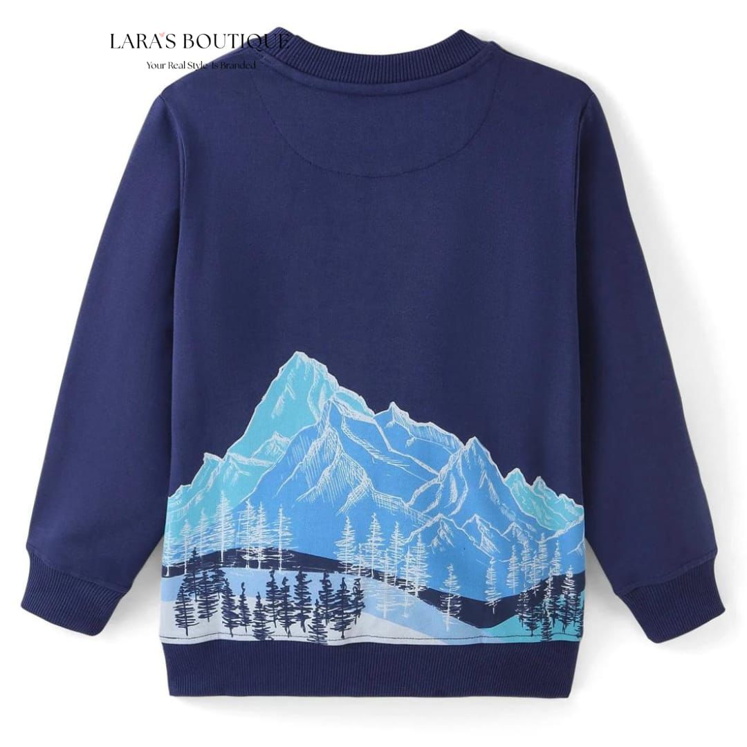 Skiing Mountain Sweatshirt