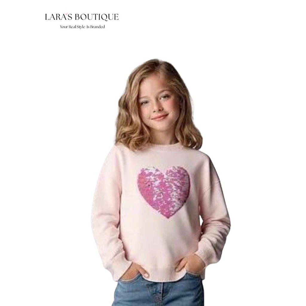 Pink Heart Sweater