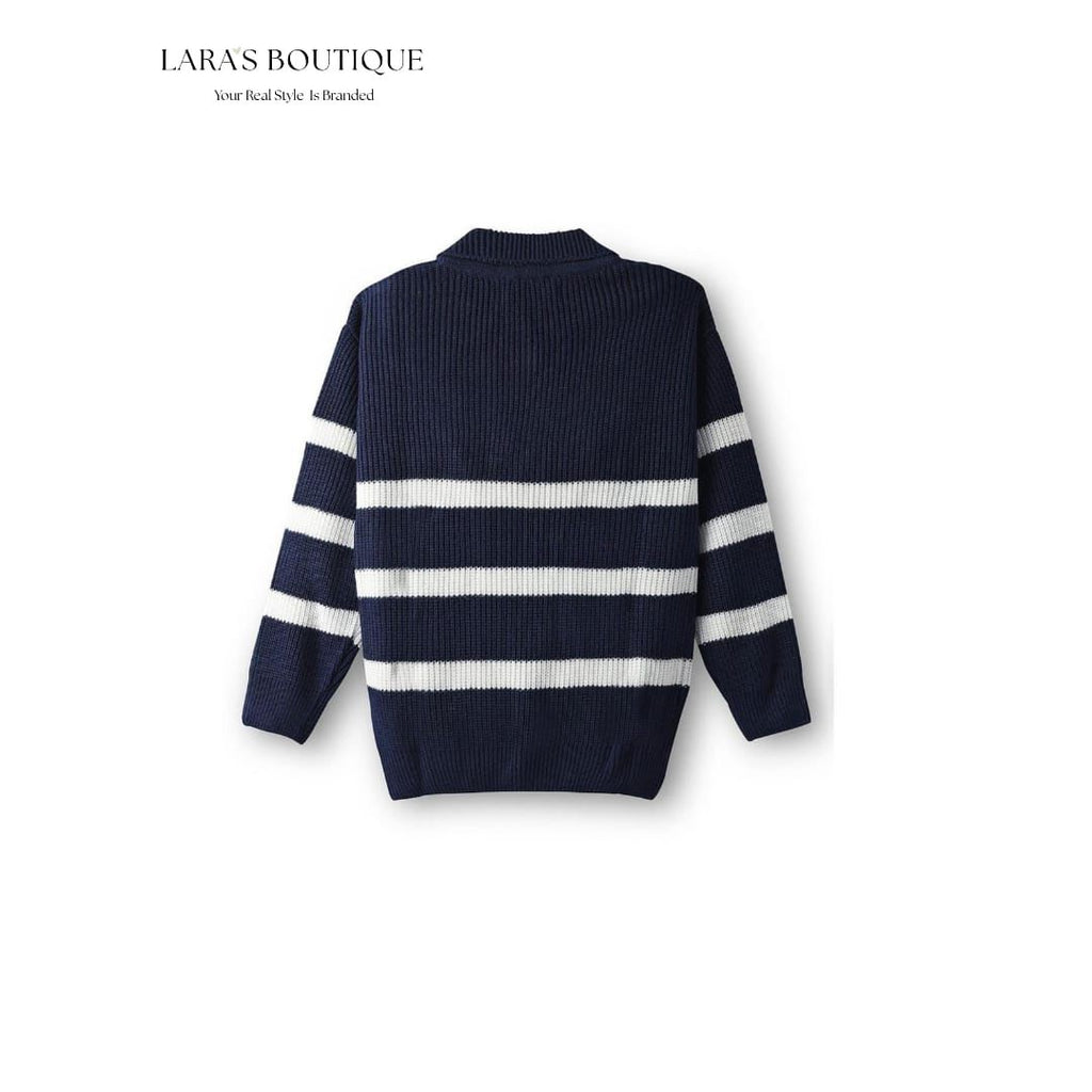 Striped Knit Sweater