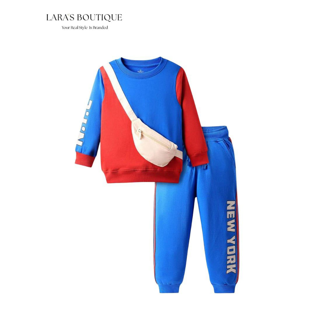Boys & Girl's Color Tracksuit Set