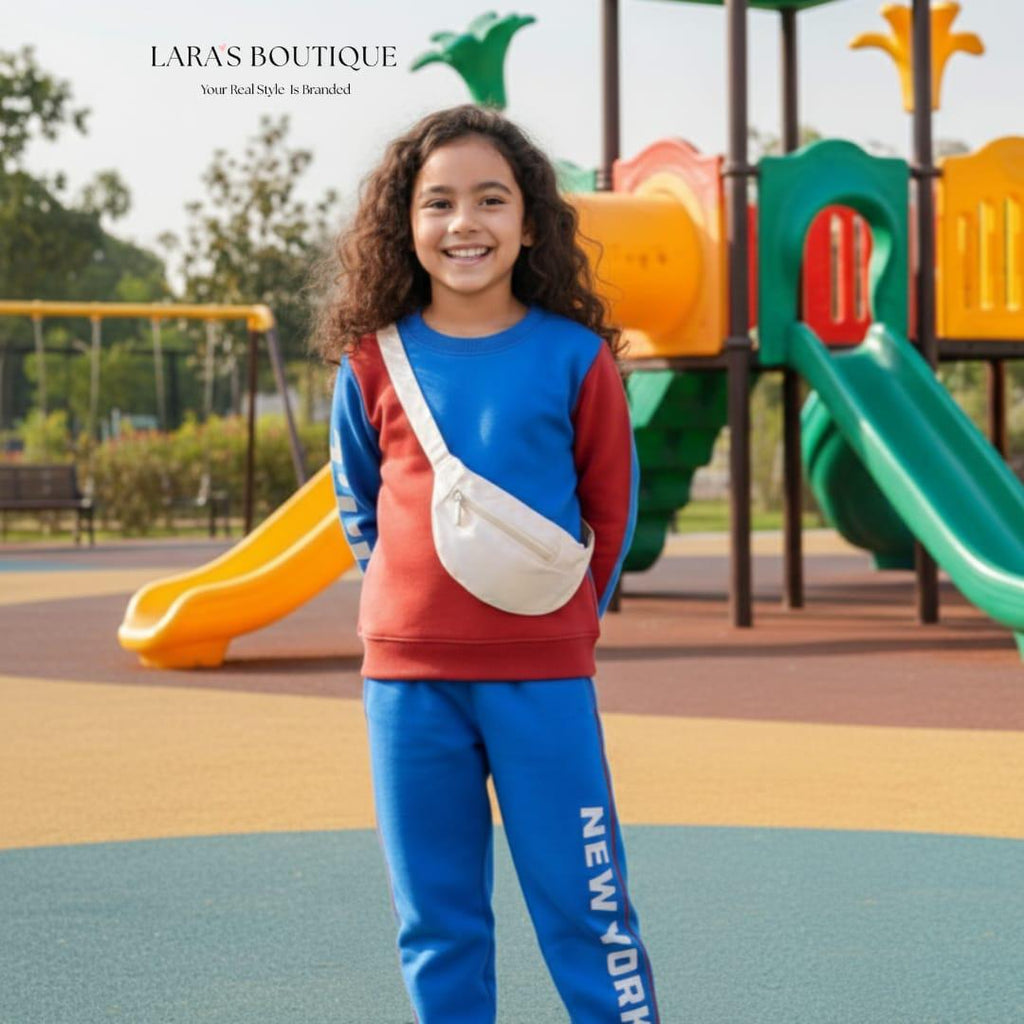 Boys & Girl's Color Tracksuit Set