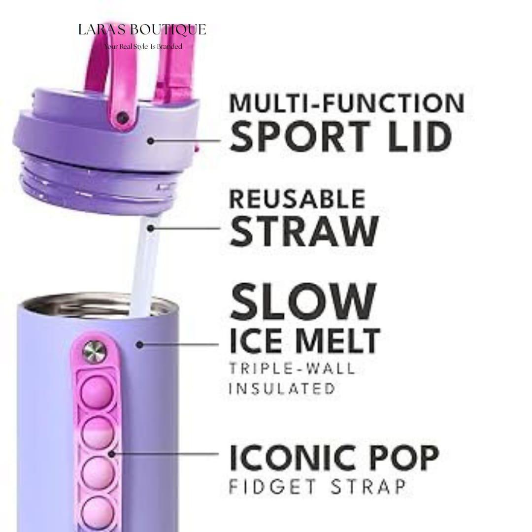 Pop-It Insulated Water Bottle
