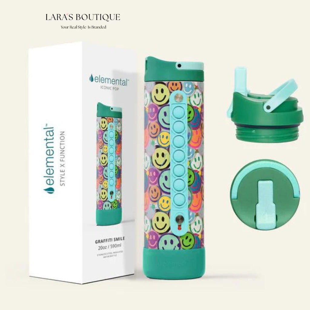 Smiley Pop Water Bottle