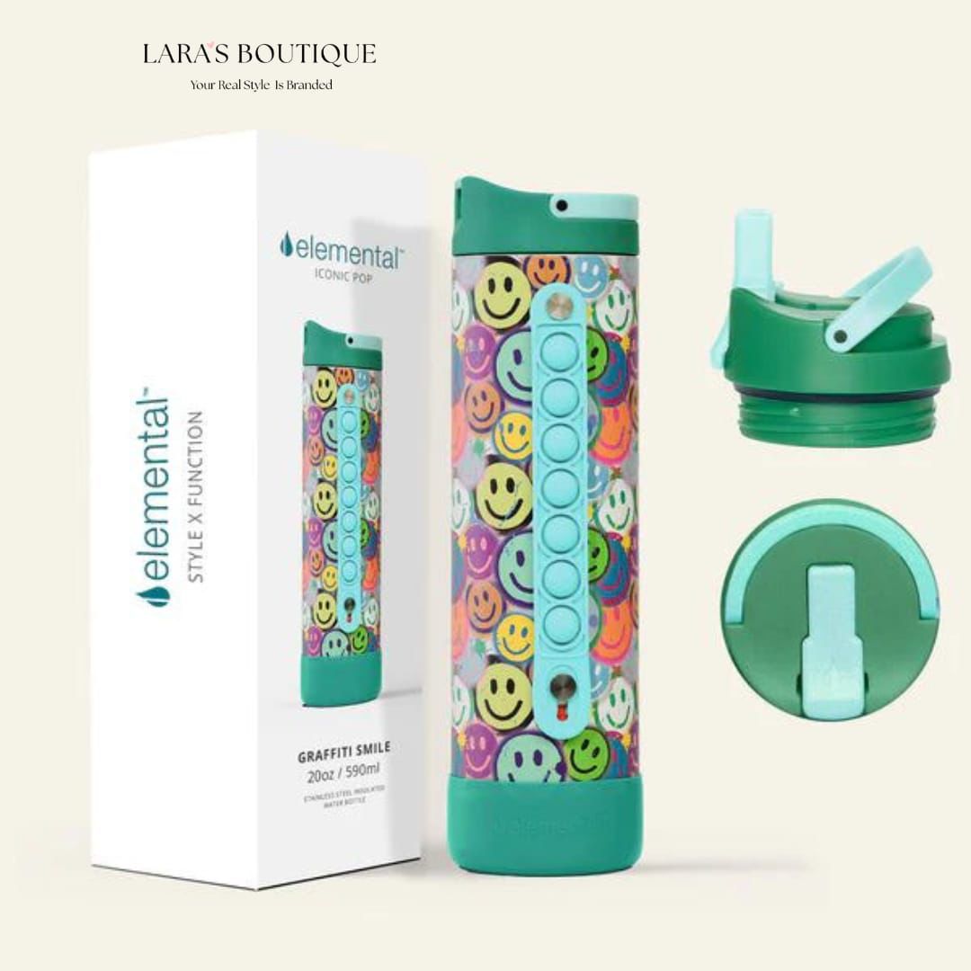 Smiley Pop Water Bottle