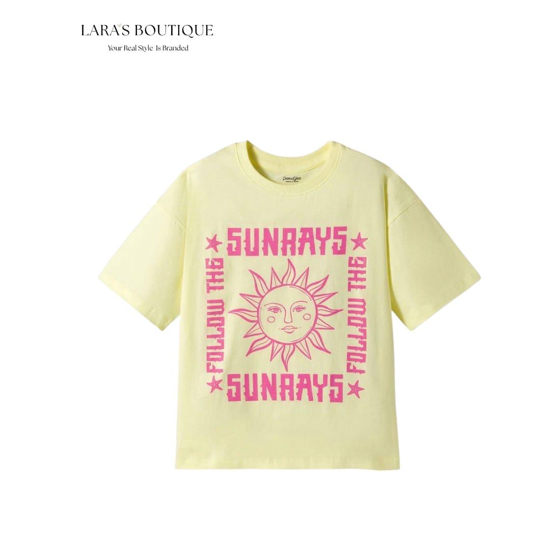 Sunshine Graphic T-Shirt Set (3-Pack)