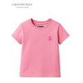 Girls Butterfly Glitter Pink T-Shirt