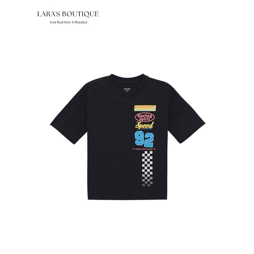 Boys Racing Graphic Tee & Cargo Jogger Set