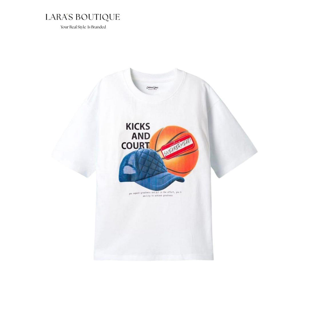 Boys Basket Shirt & Cargo Shorts Set