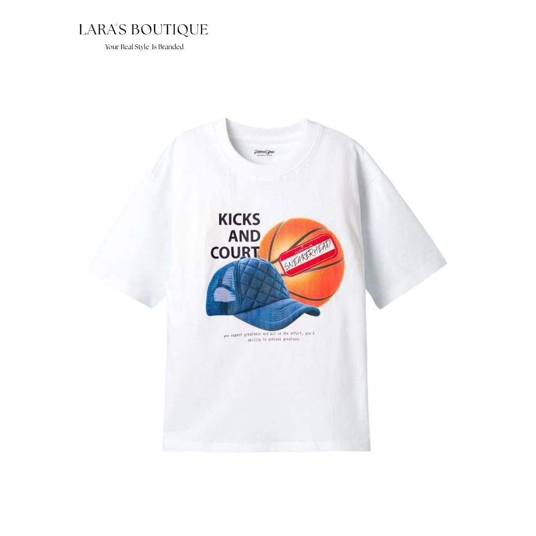 Boys Basket Shirt & Cargo Shorts Set