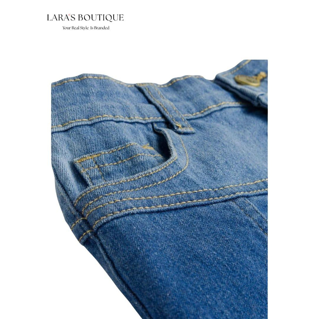 Girls Classic Denim A-Line Skirt